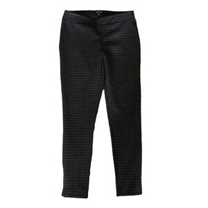 Ellen Tracy Plaid Brown Slim trousers
